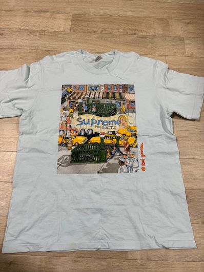 Supreme Manhattan Tee "Pale Blue"