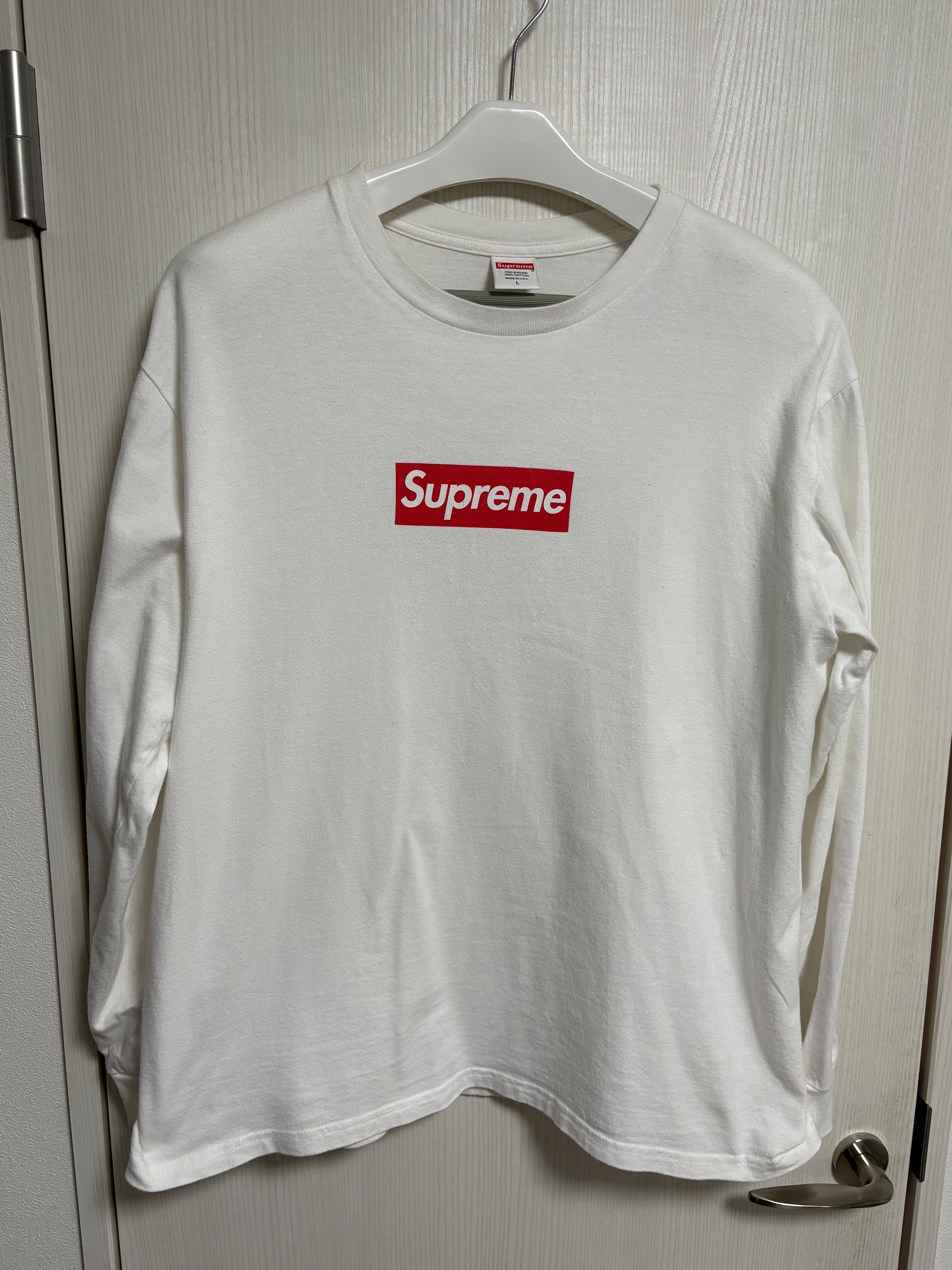 Supreme Box Logo L/S Tee "White"