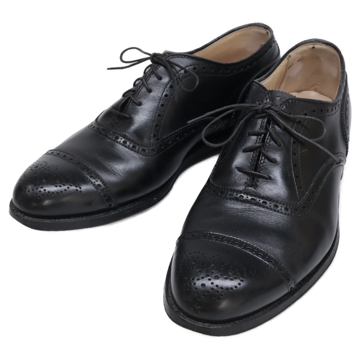 オールデン THE ALDEN SHOP SAN FRANCISCO オールデンショップサンフランシスコ別注 909 ハンプトンラスト セミブローグ メダリオン シューズ 8 1/2EEE