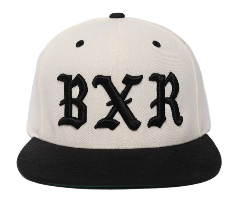BORN X RAISED Big 3D logo Snapback cap