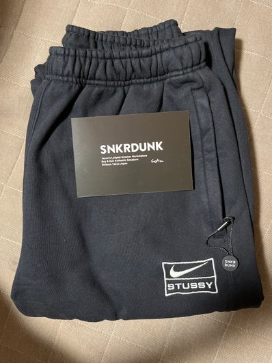 Stussy x Nike Washed Pants (US Size) "Black" DO5296-010