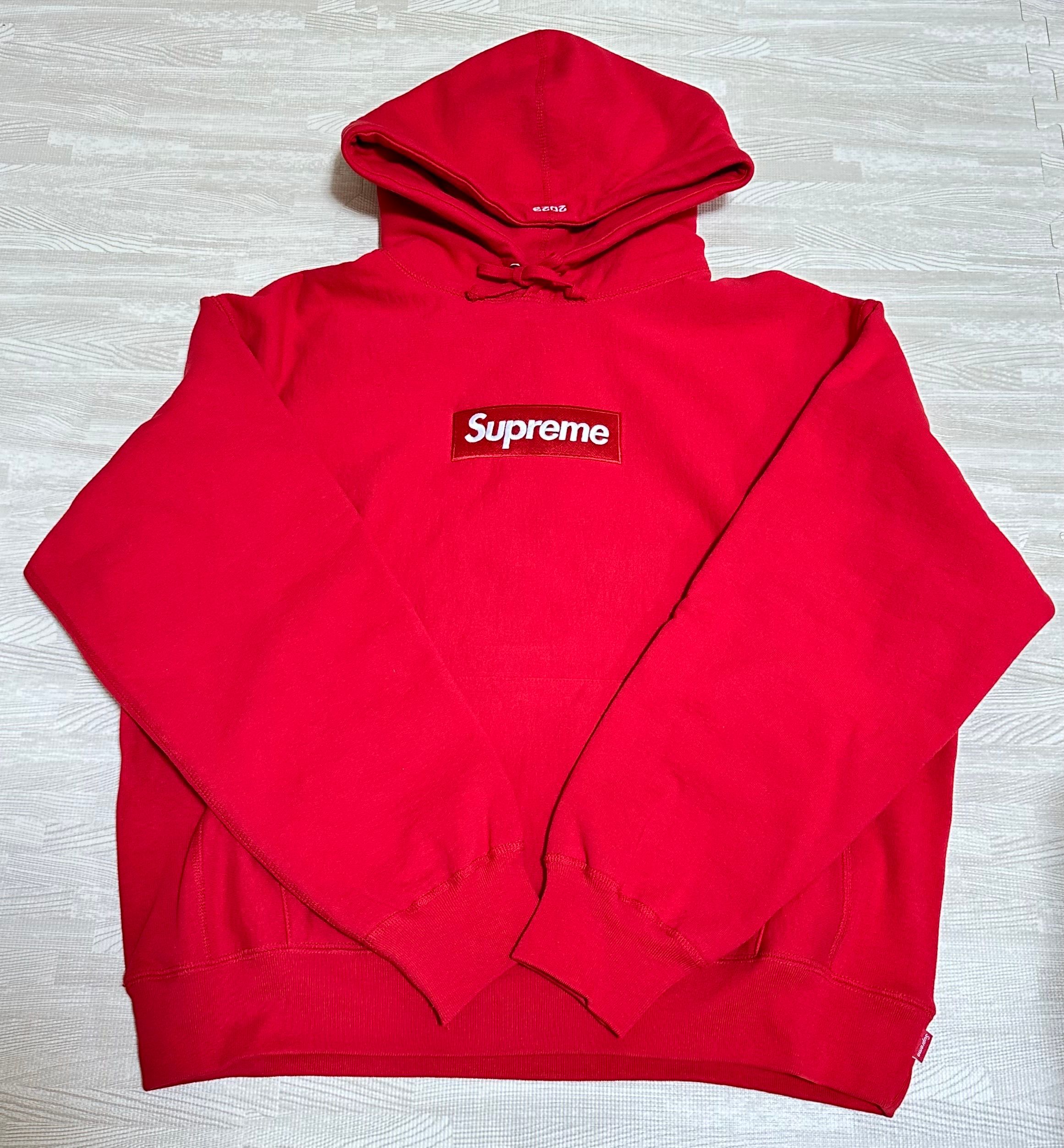 Supreme Box Logo Hooded Sweatshirt "Red" (23FW)