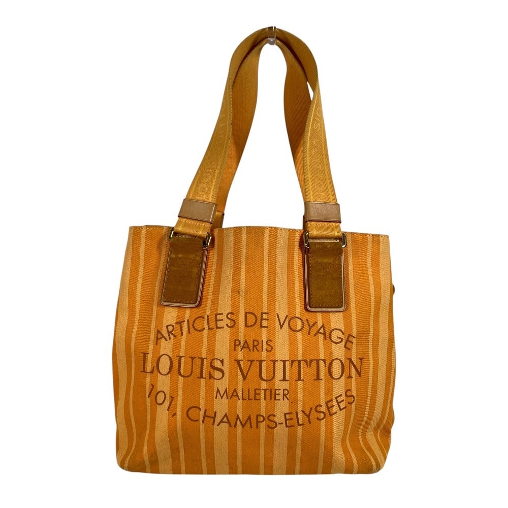 ルイヴィトン LOUIS VUITTON カバPM カバ PM M94145 プランソレイユ カバン 肩掛け トートバッグ ショルダーバッグ キャンバス イエロー