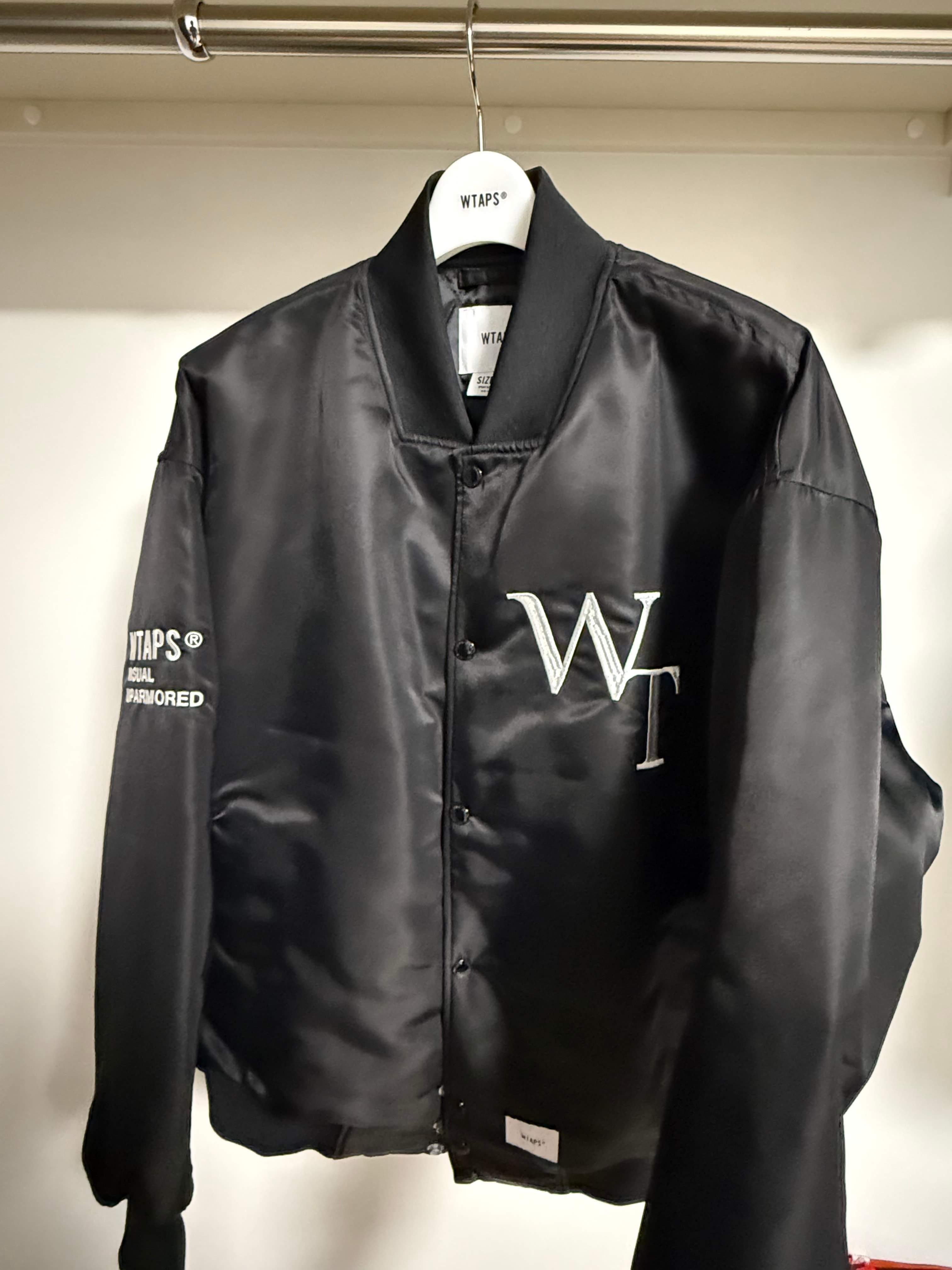 Wtaps Team / Jacket / Nylon. Twill. League "Black"