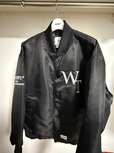 Wtaps Team / Jacket / Nylon. Twill. League "Black"