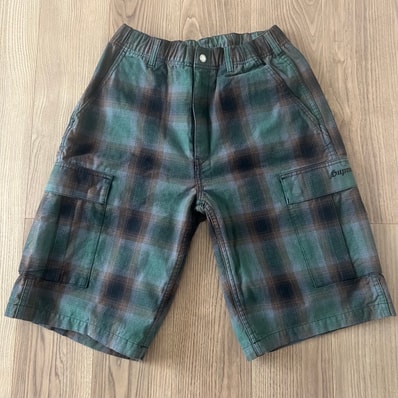 Supreme Shadow Plaid Cargo Short "Green"