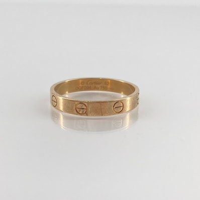 CARTIER(カルティエ) ミニラブ(貴金属) YG750 #62 #21号 リング・指輪 3.8g