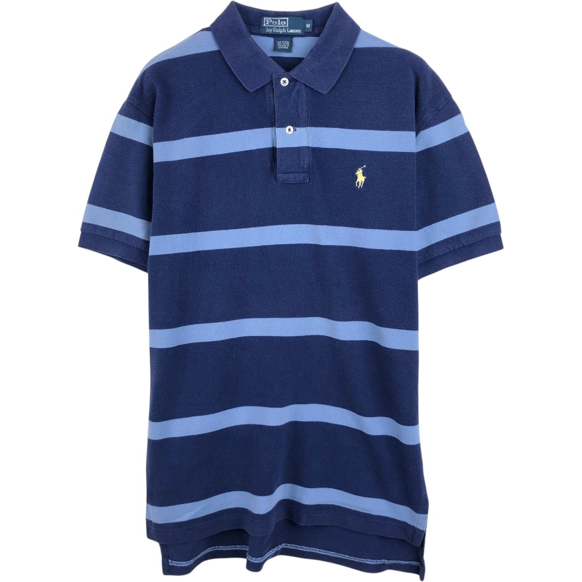 古着 ラルフローレン Ralph Lauren POLO by Ralph Lauren 半袖 ボーダー ポロシャツ メンズM相当/eaa667535