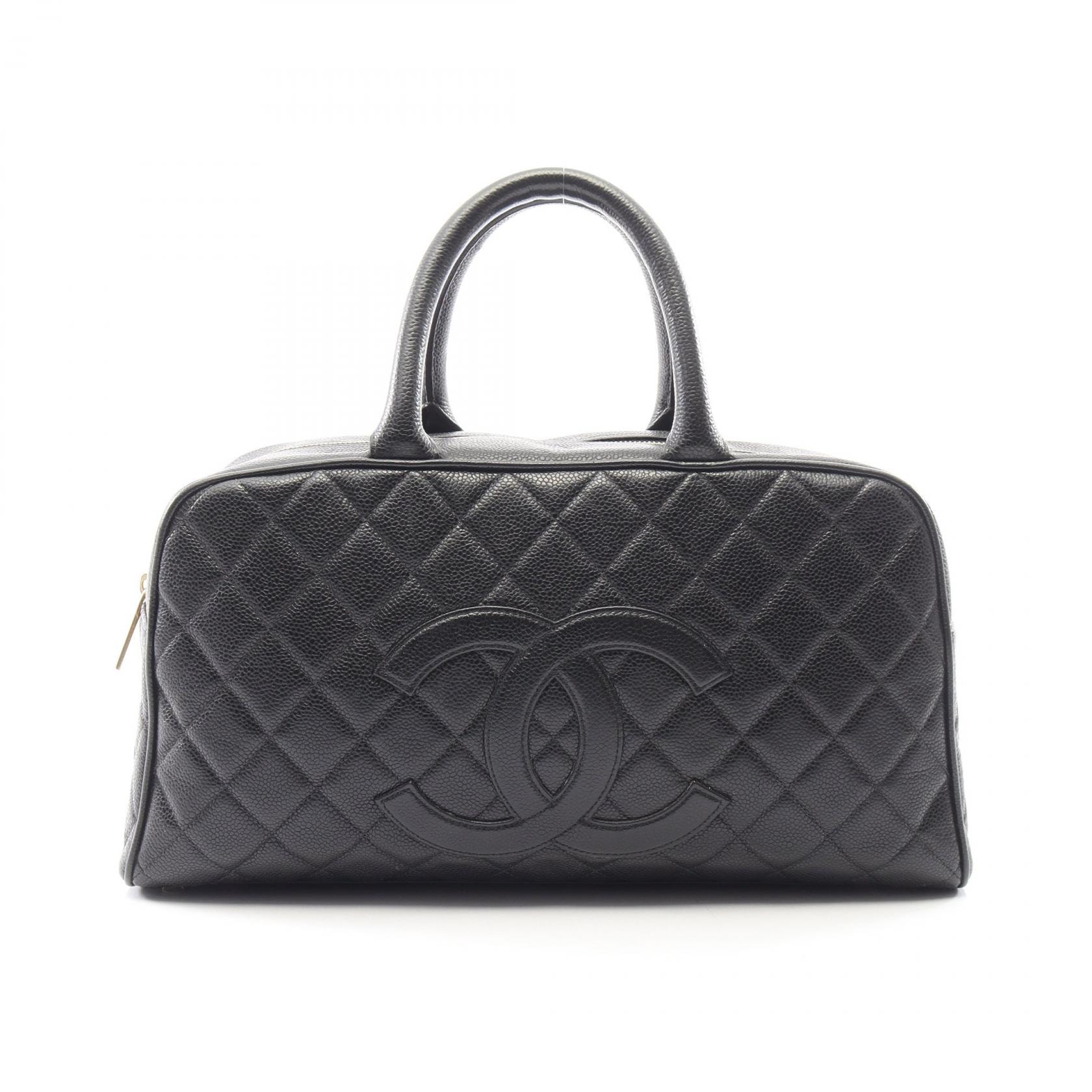 シャネル CHANEL マトラッセ ハンドバッグ バッグ キャビアスキン(グレインドカーフ) レディース ブラック系 【中古】