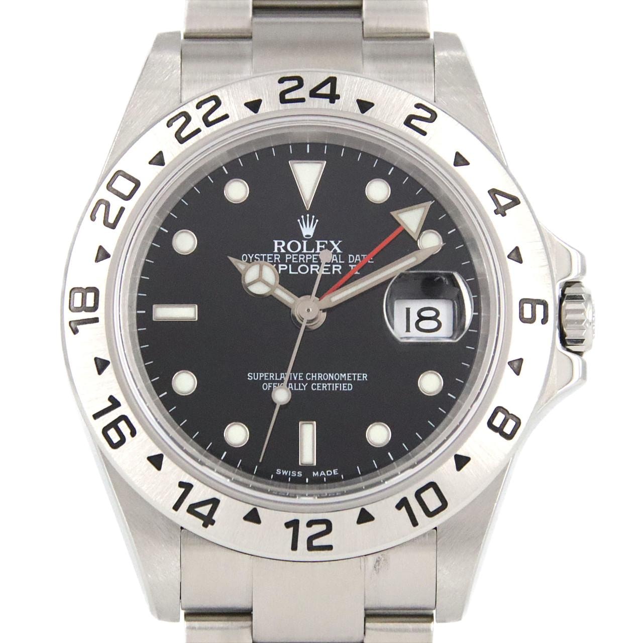 ロレックス エクスプローラーII 16570 SS 自動巻 F番