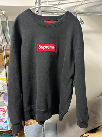Supreme Box Logo Crewneck "Black" (22FW)