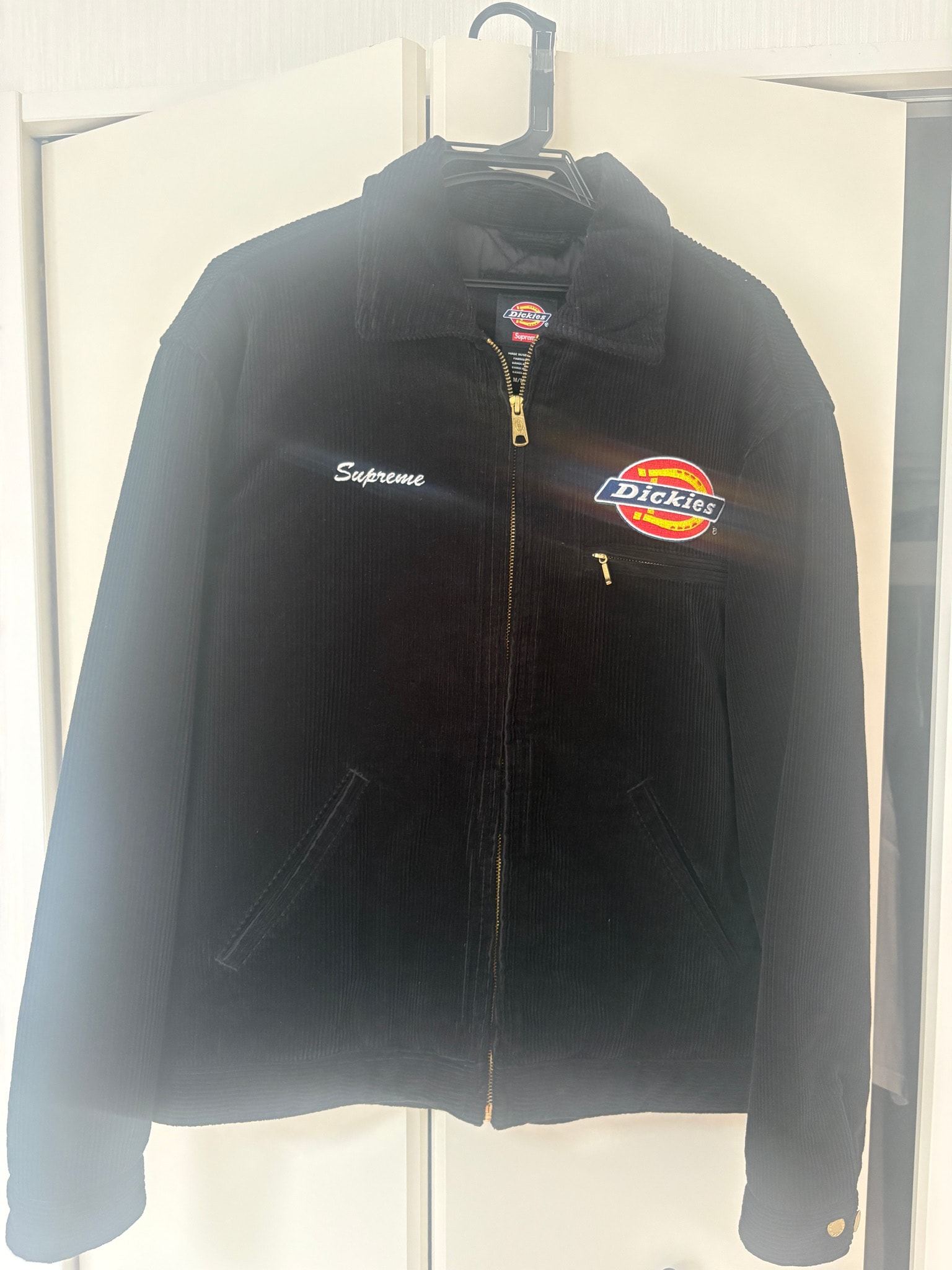 Supreme x Dickies Corduroy Work Jacket "Black"