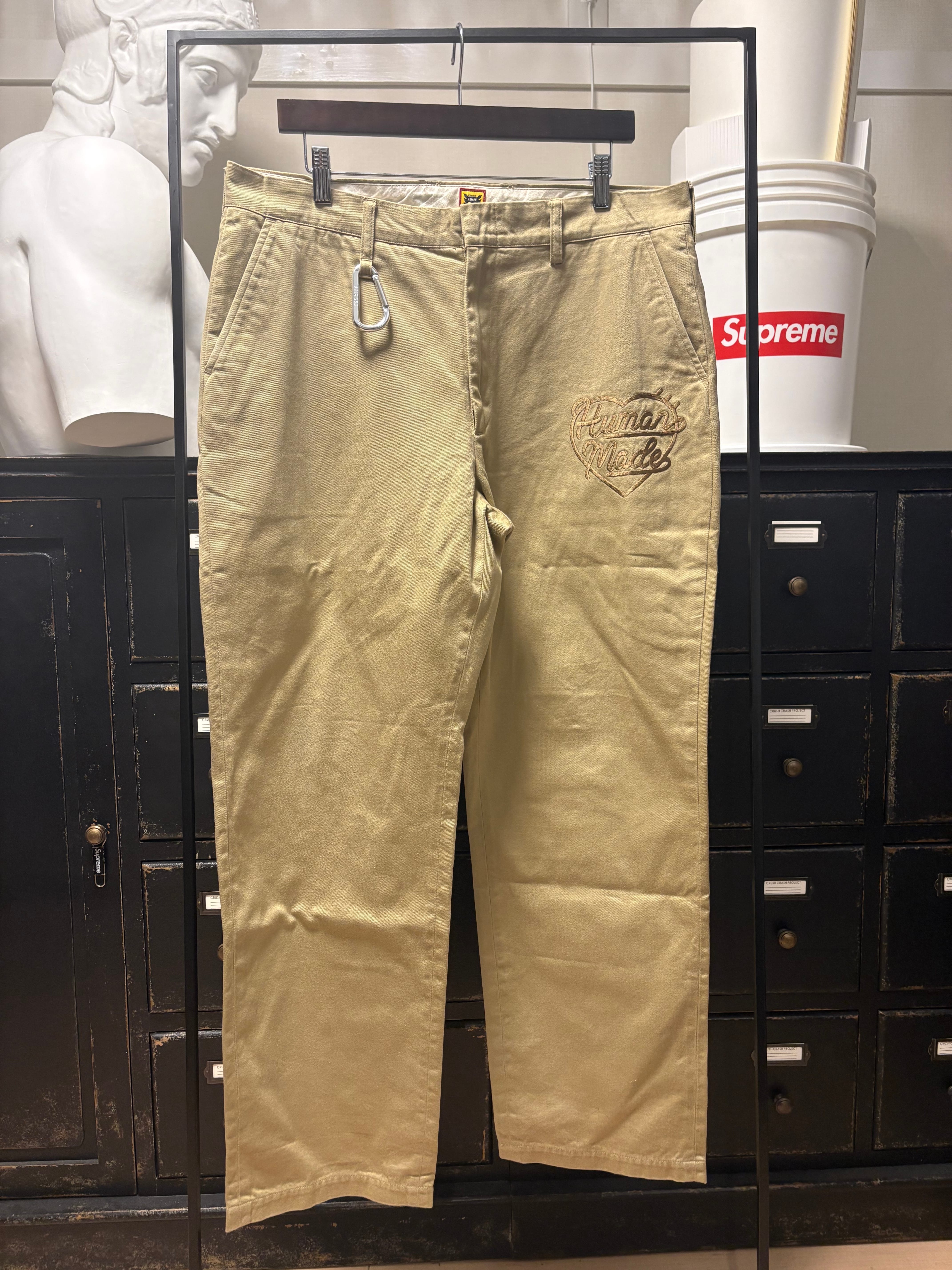 ヒューマン メイド チノ パンツ "ベージュ" HM25PT007