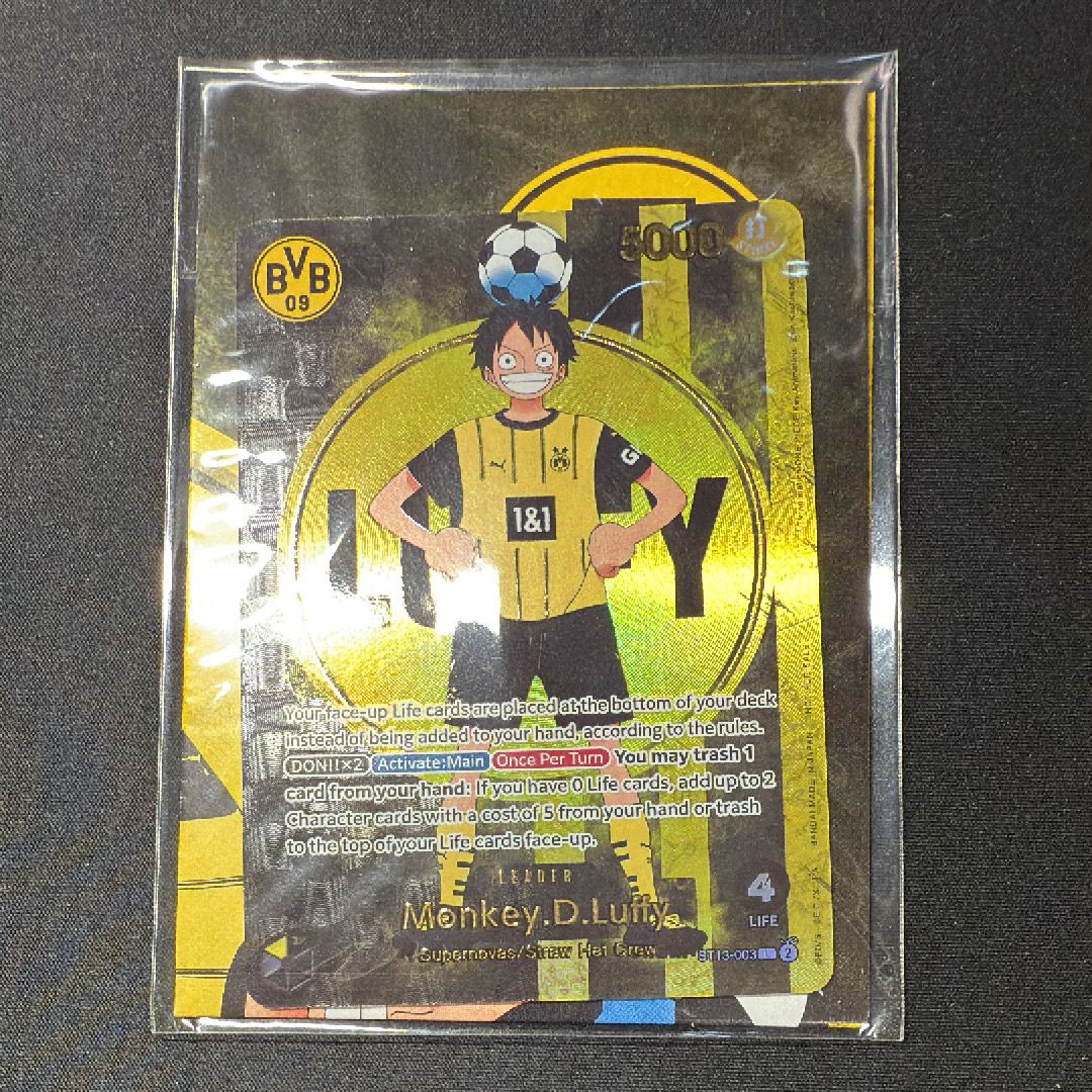 モンキー・D・ルフィ L [ST13-003]【英語版】(プロモーションカード「ボルシアドルトムント × ONE PIECE マッチデー 2025」)
