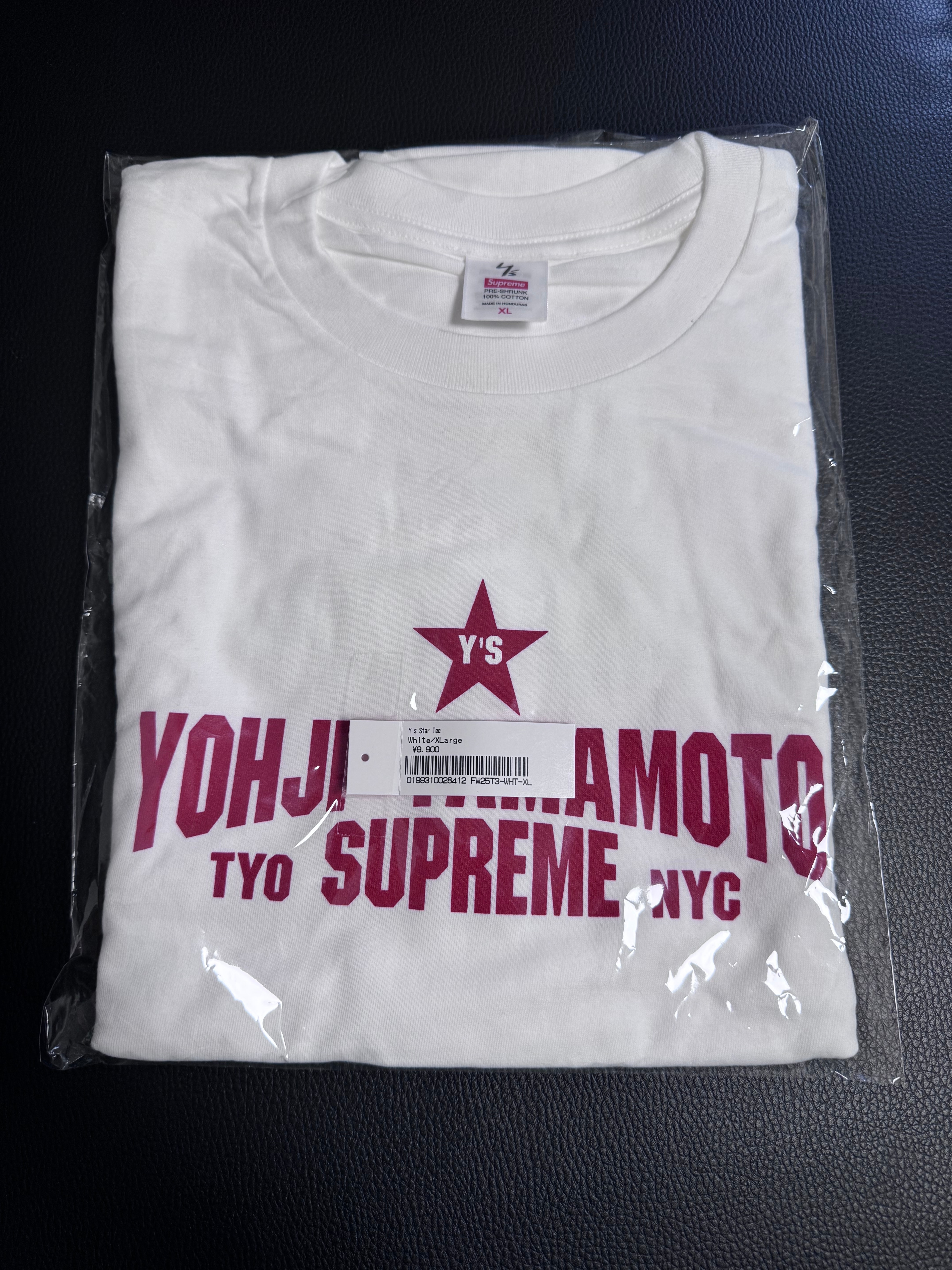 新品・未使用(ワケあり)】シュプリーム x ワイズバイヨウジヤマモト