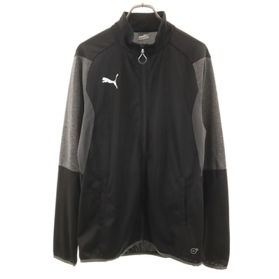 PUMA プーマ フードジャケット XL ブラック系 DRY CELL
