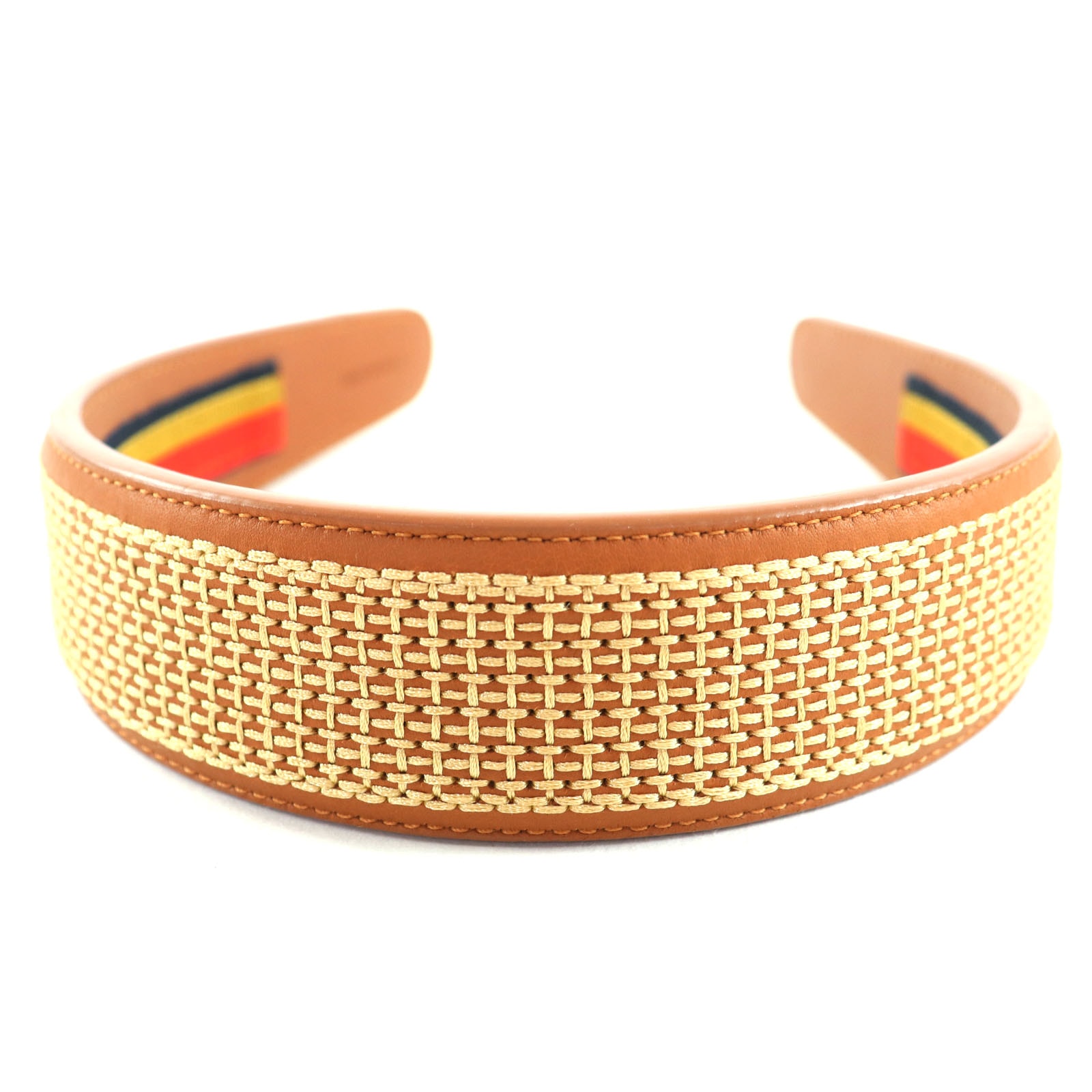 極美品 エルメス ヘアアクセサリー エリザベス カチューシャ レディース