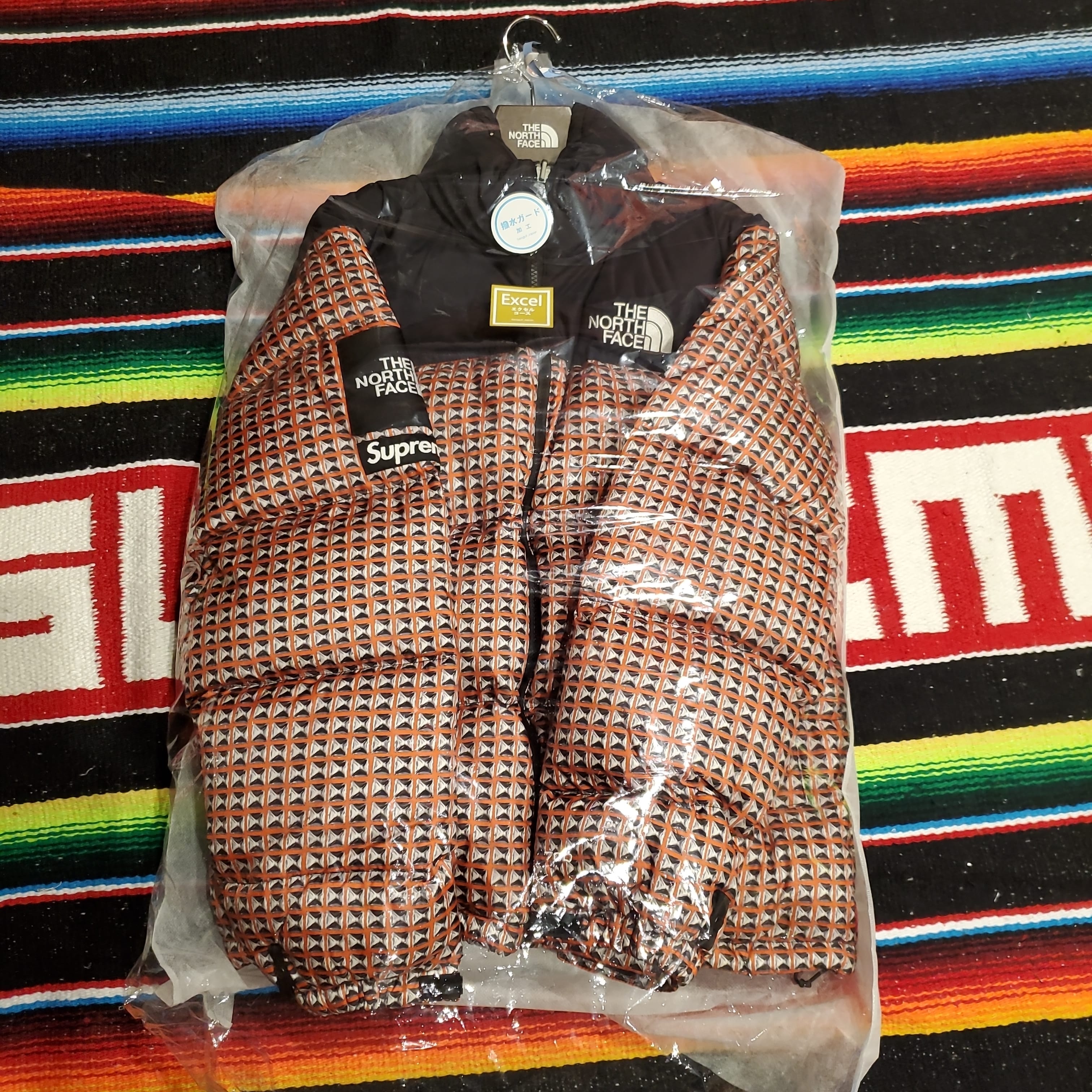 Supreme x The North Face Studded Nuptse Jacket "Red"