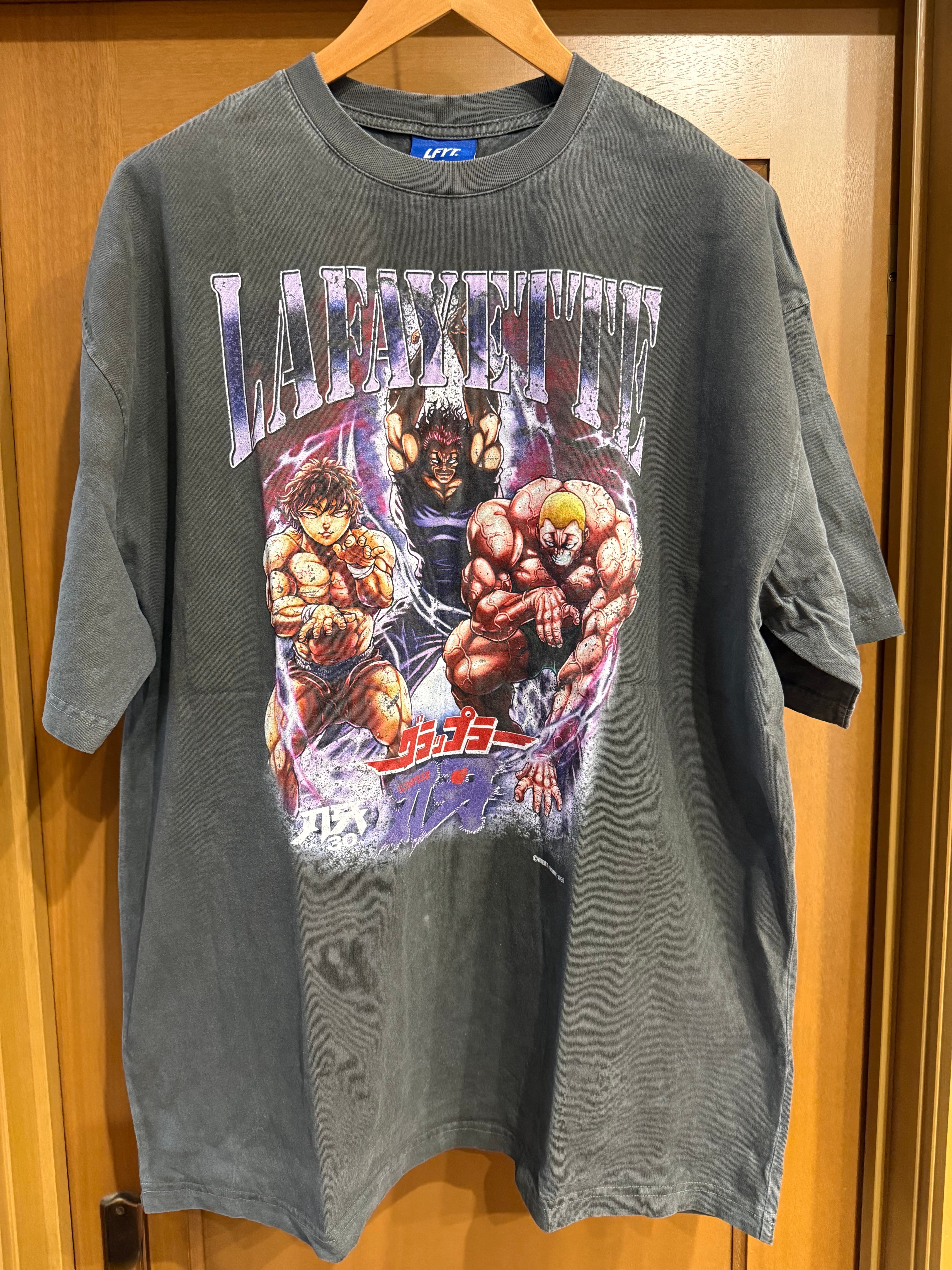 刃牙 x LFYT OGRE CLAN TEE "VINTAGE BLACK"