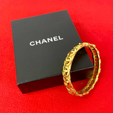 CHANEL シャネル ココマーク GP ブレスレット ゴールド
614-7