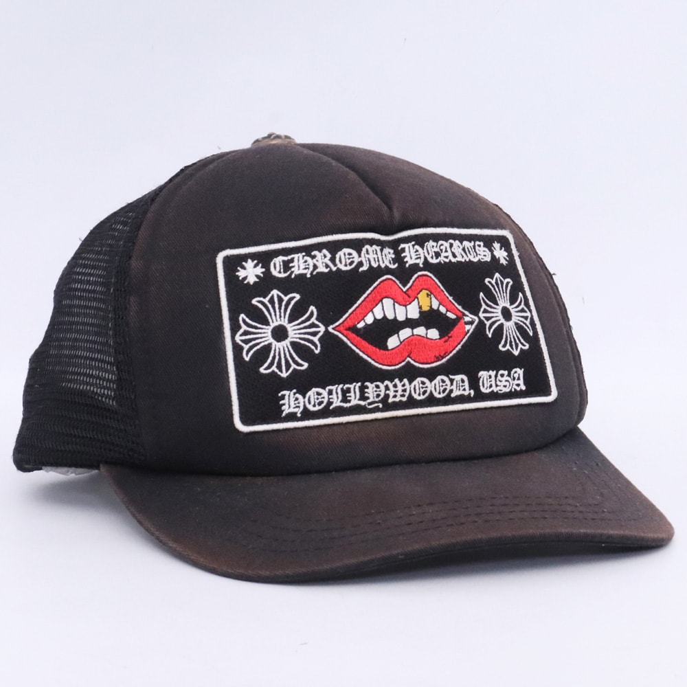 Chrome Hearts Tracker Cap Chomper "Black"