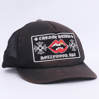 Chrome Hearts Tracker Cap Chomper "Black"
