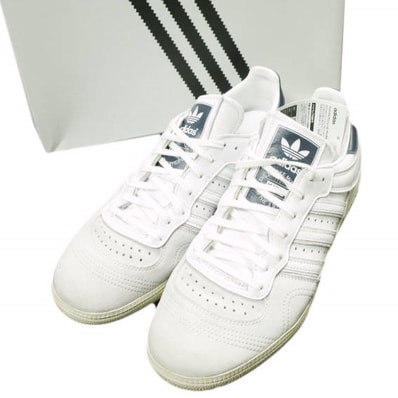 adidas Originals x KITH NYC アディダス オリジナルス キスニューヨークシティ 別注 Handball Top ハンドボールトップ IE2574 US9.5(27.5cm) WHITE/NAVY スニーカー シューズ g23730