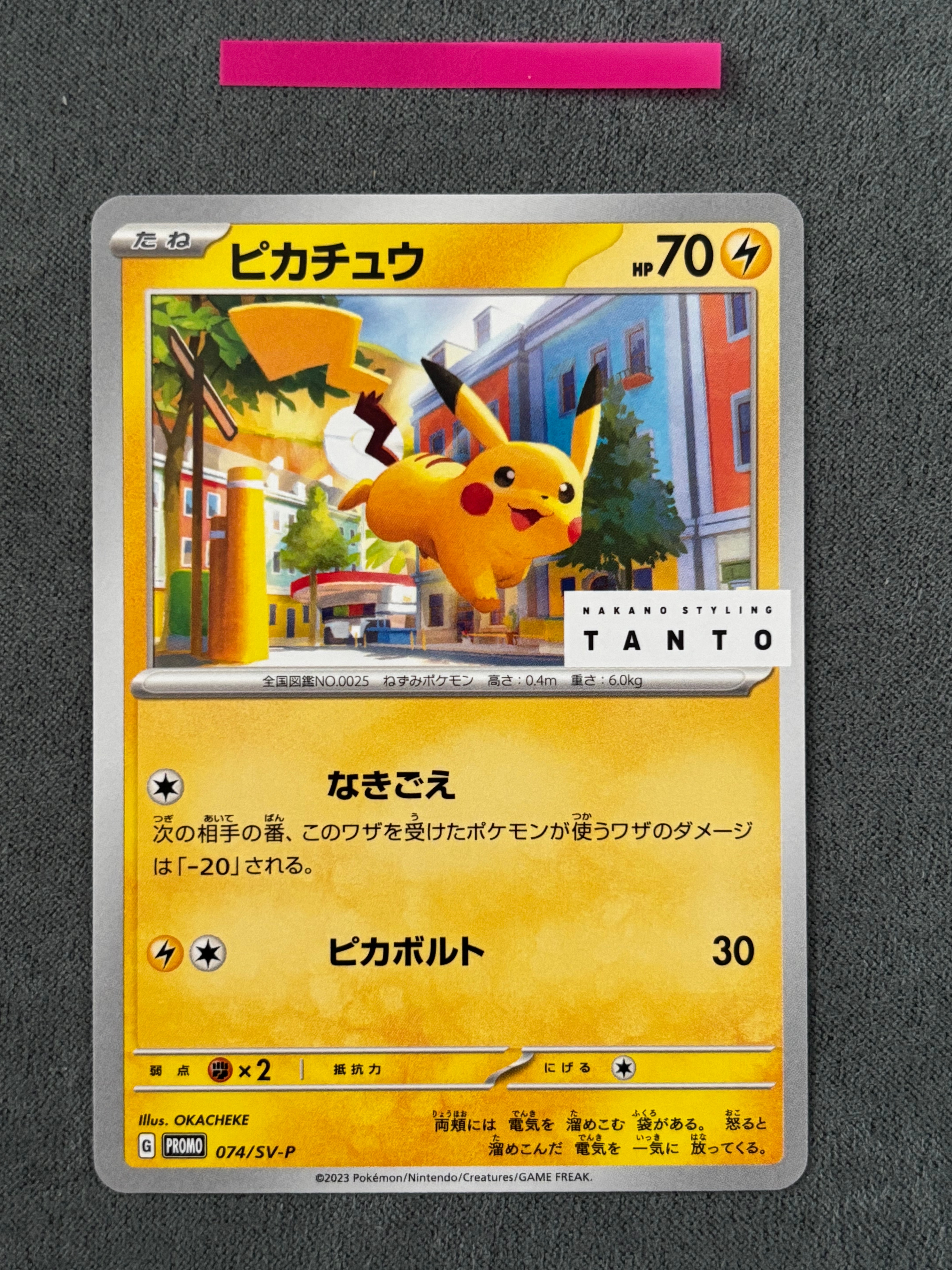 ピカチュウ: プロモ[SV-P 074](「タント×ポケモンカードゲーム