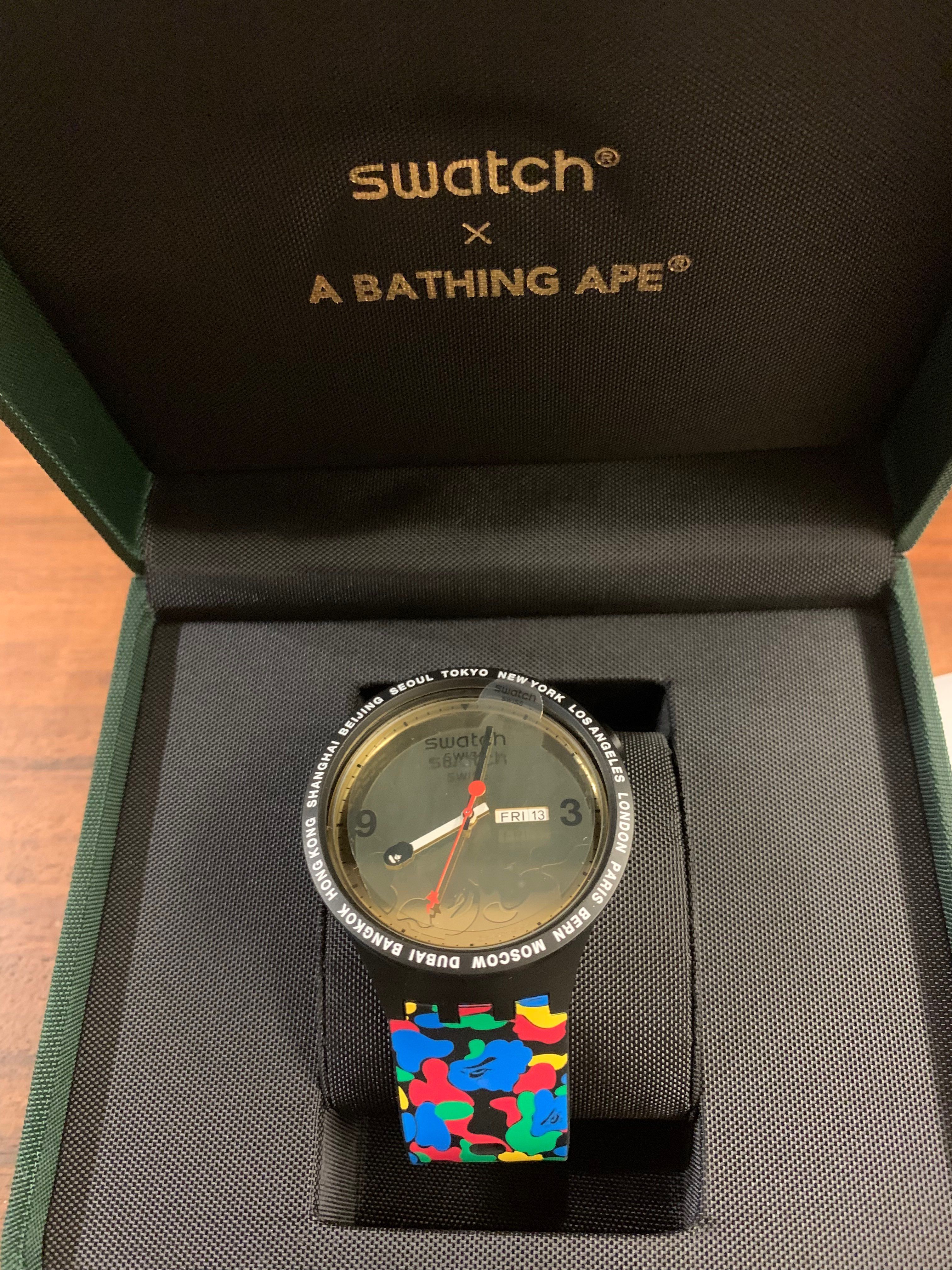 swatch×bape