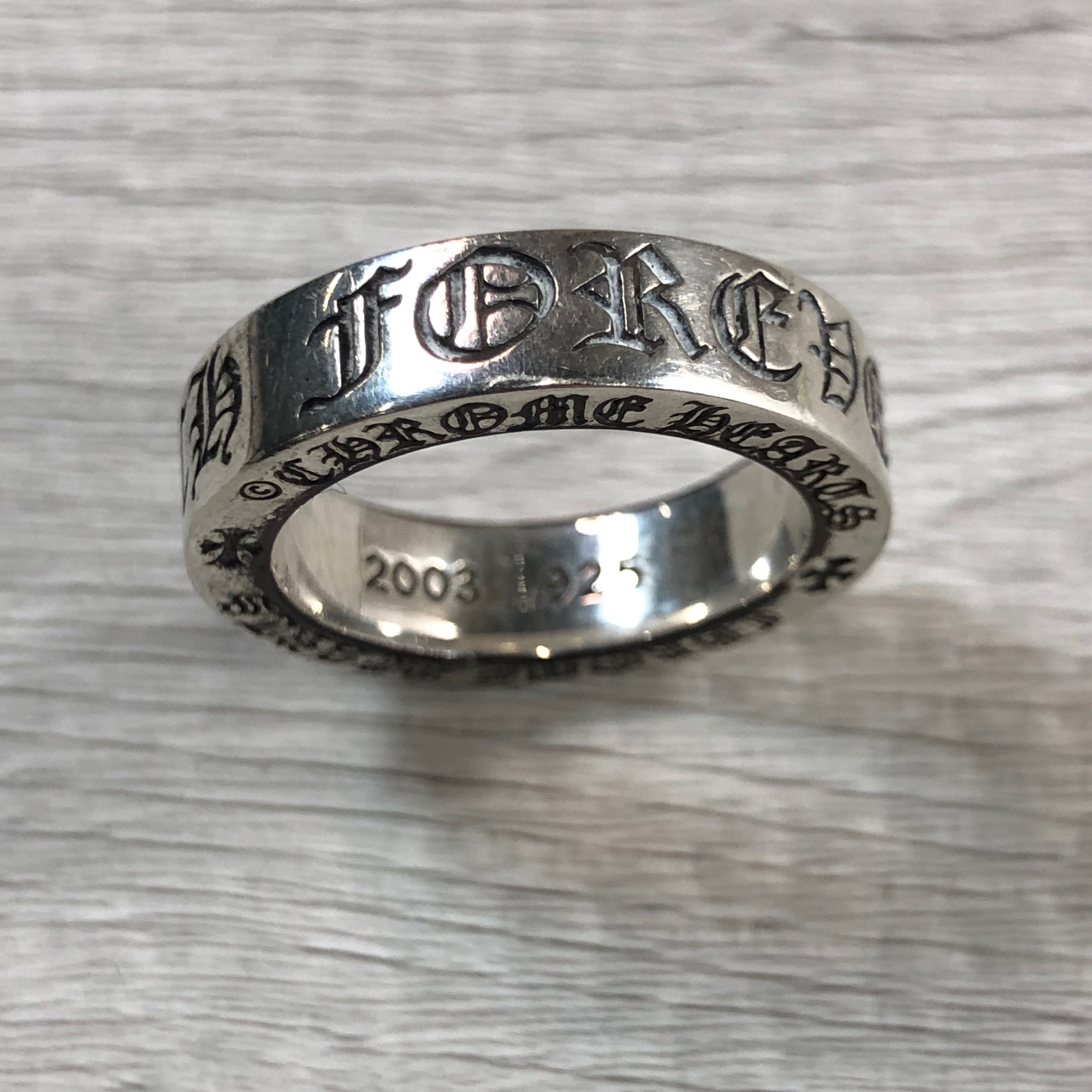 Chrome Hearts Spacer Ring 6mm CH Forever "Silver"