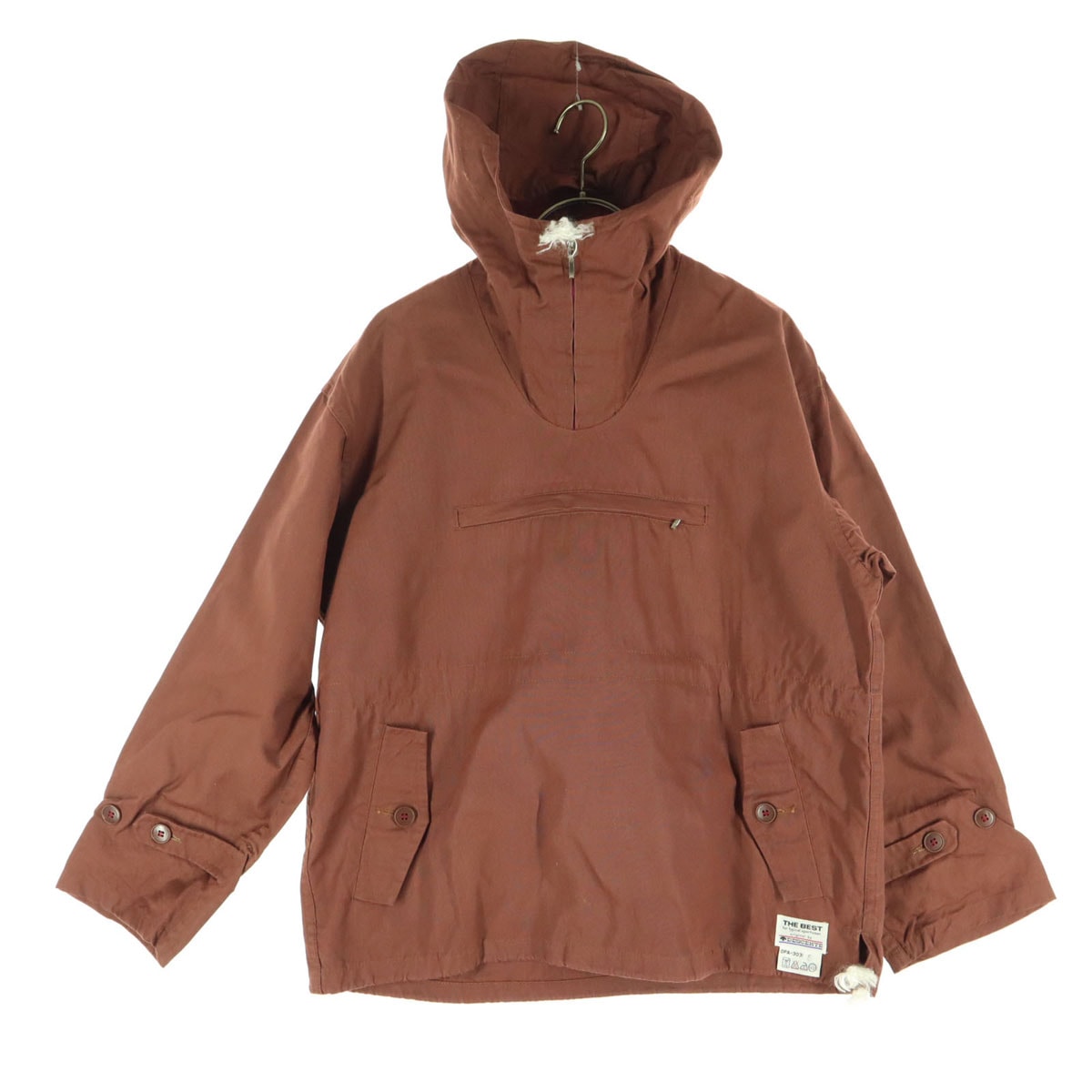 DESCENTE デサント 70s オールド 長袖 ハーフジップ マウンテンパーカー S ブラウン系