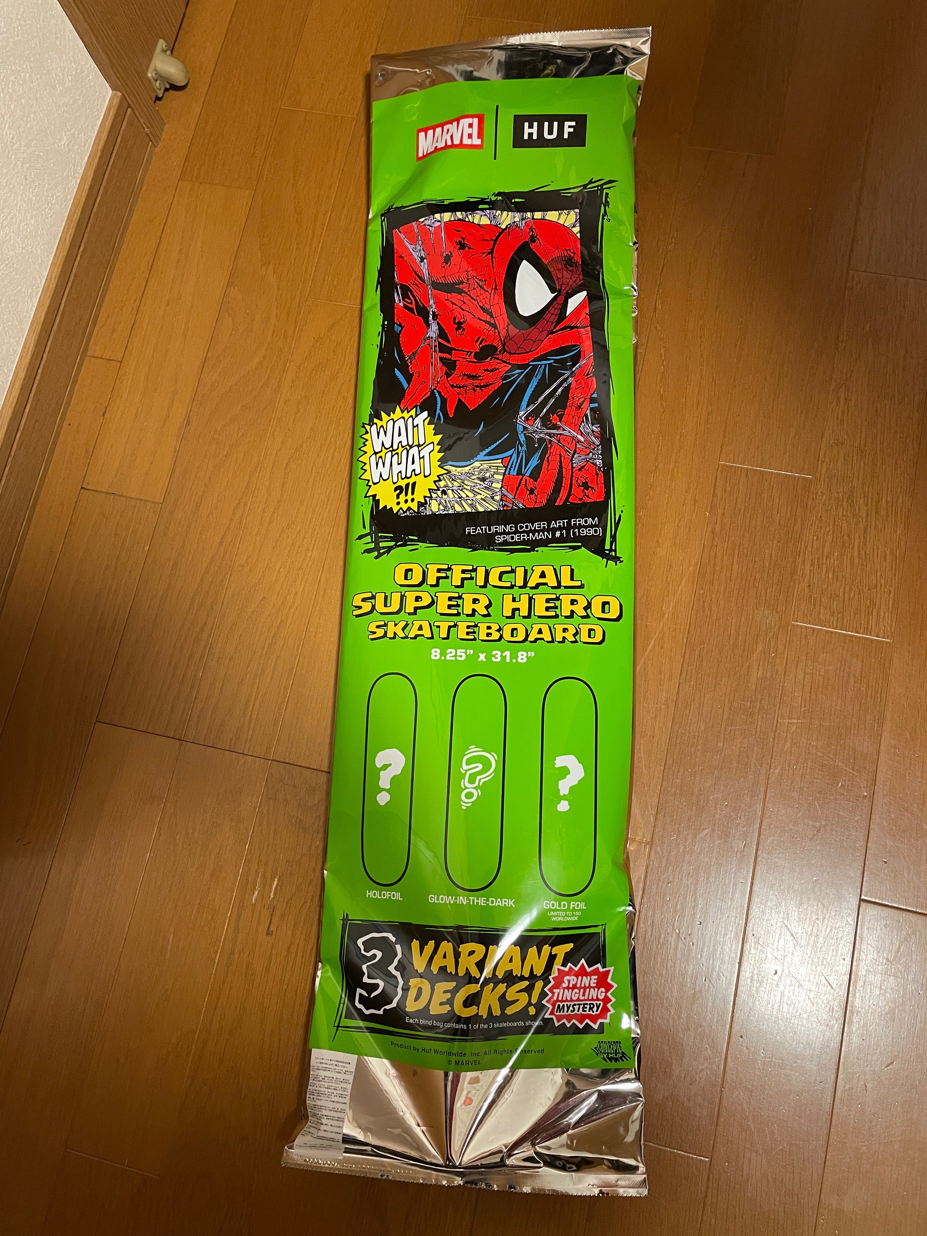 HUF× marvelコラボデッキ