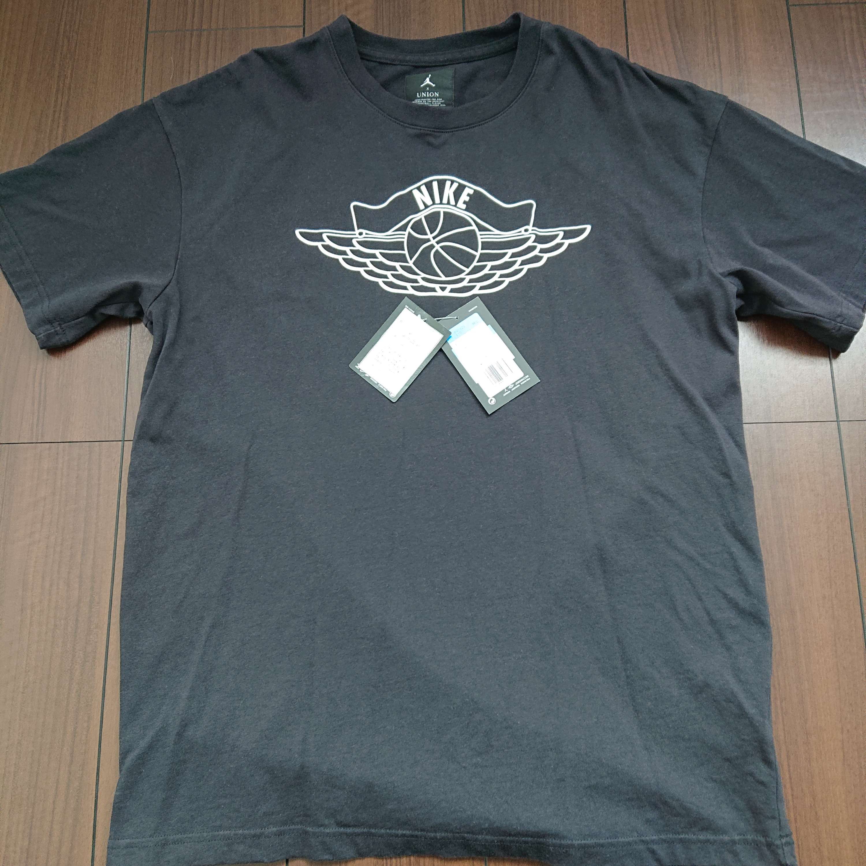 Air Jordan x Union NRG Vault AJ Flight Nike x Wings Tee "Black"