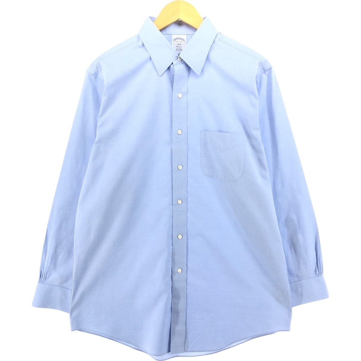 古着 ブルックスブラザーズ Brooks Brothers 1818 REGENT 長袖 コットンシャツ メンズL相当/eaa539789