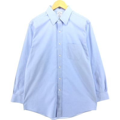 古着 ブルックスブラザーズ Brooks Brothers 1818 REGENT 長袖 コットンシャツ メンズL相当/eaa539789