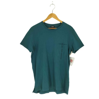 ポケット刺繍クルーネックTシャツ【1141821941369】