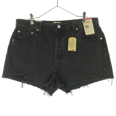 美品 Levi's リーバイス 501 ハイライズ ショートパンツ w34 ブラック