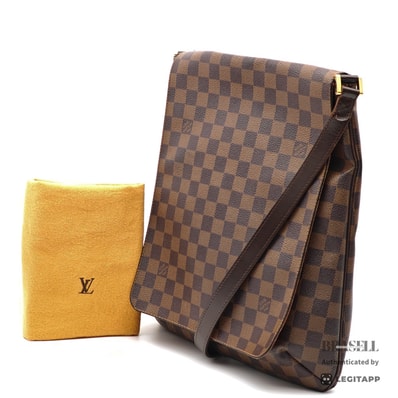LOUIS VUITTON ルイ・ヴィトン ミュゼット ダミエ ミュゼット N51302 SL1002 ショルダーバッグ Damier Ebene Leather Brown レディース