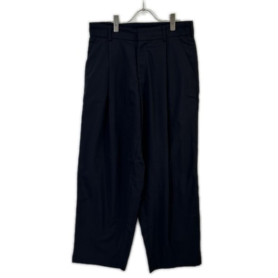 カラー 23SS 23SCM-P13109 ネイビー トロピカルウール WOOL WIDE PANT ワイドパンツ 1