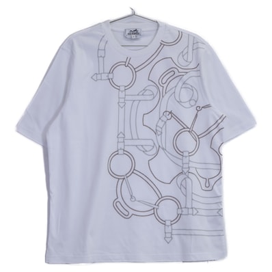 エルメス 新品同様 国内正規 エプロン・ドール・モザイク Tシャツ M