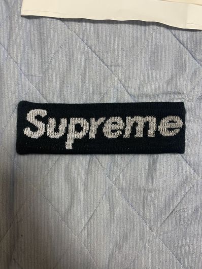 Supreme / New Era® Big Logo Headband "Black"