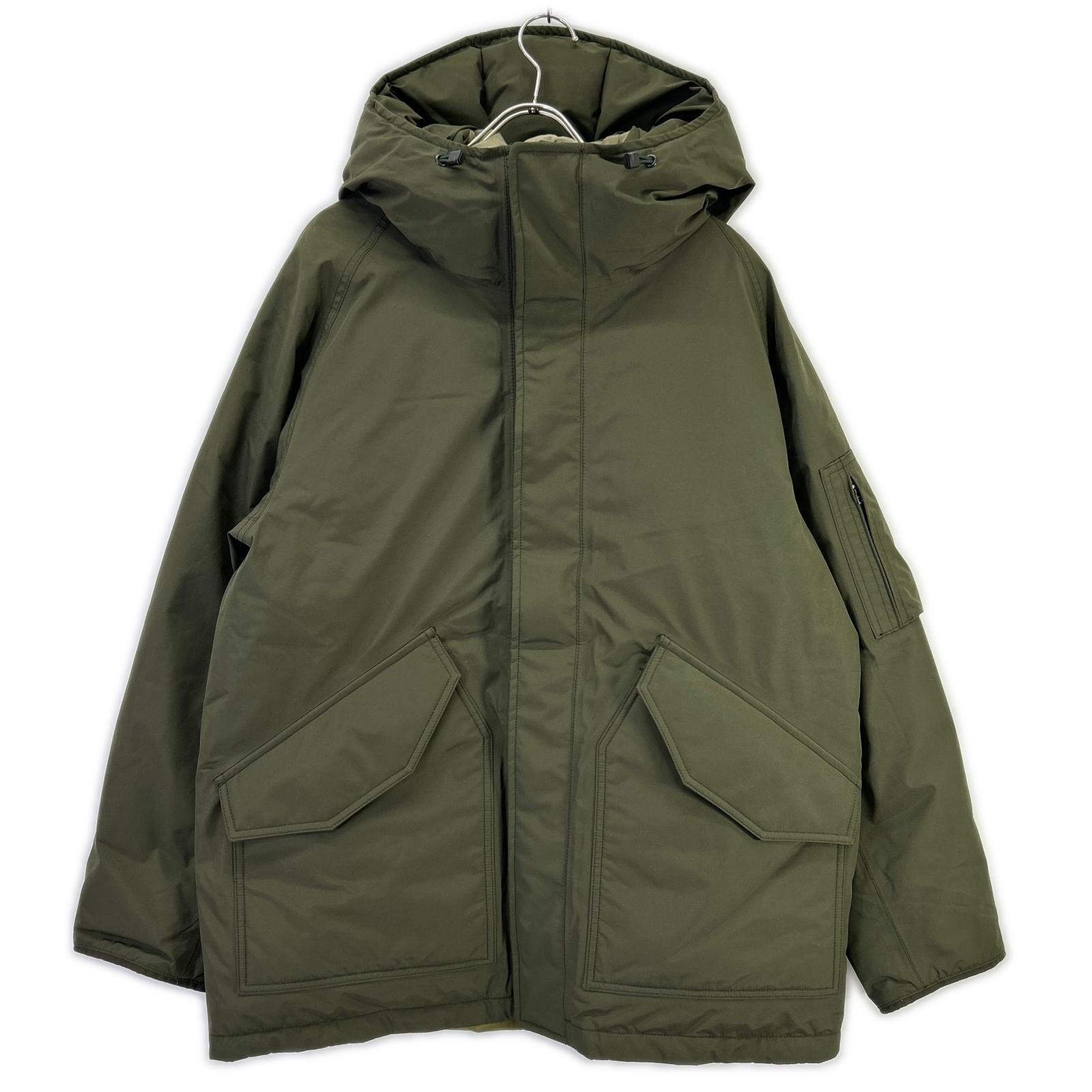 ナナミカ SUBF276U カーキ ポリエステル GORE-TEX DOWN COAT/ゴアテックス フーデッドダウンコート L