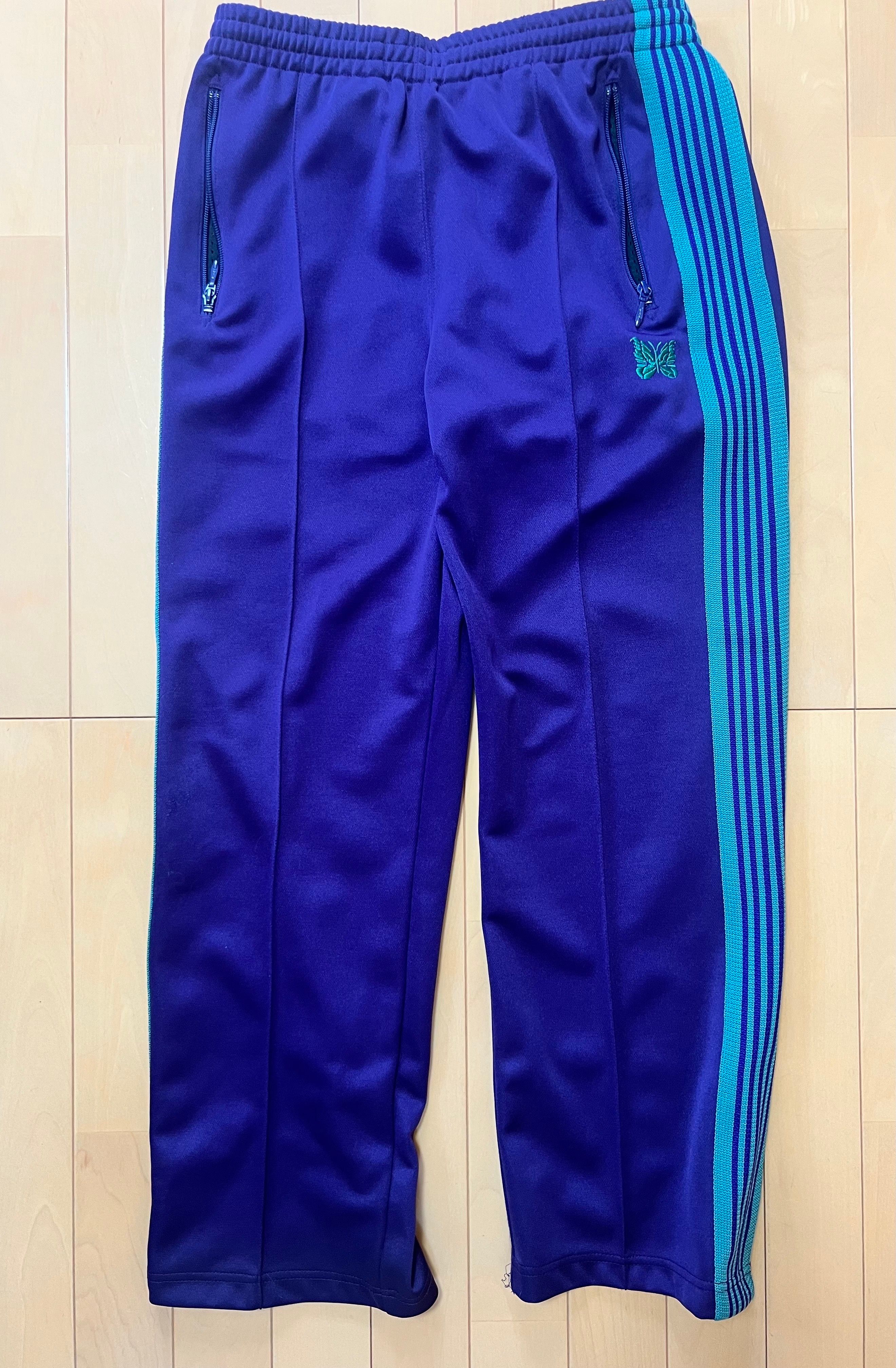 Needlesトラックパンツ ストレート パープル ミントグリーン