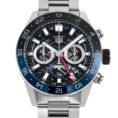 TAG HEUER タグホイヤー カレラ クロノグラフ GMT CBG2A1Z.BA0658【中古】