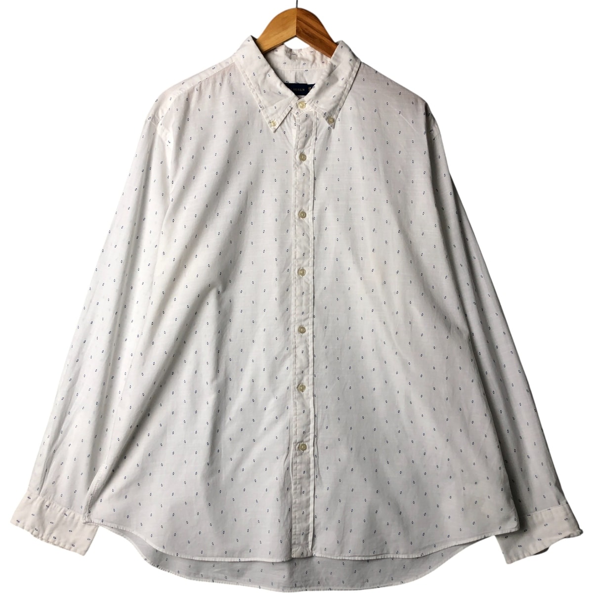 古着 ラルフローレン Ralph Lauren 総柄 長袖 コットンシャツ メンズXXL相当/eaa567476