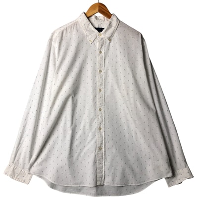古着 ラルフローレン Ralph Lauren 総柄 長袖 コットンシャツ メンズXXL相当/eaa567476