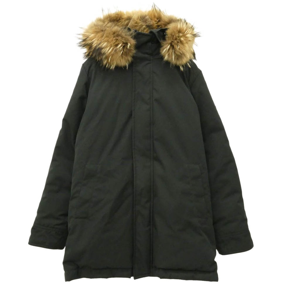 Pyrenex ピレネックス UNITED ARROWS  CFJPN1800012 × United Arrows  ANNECY UA JACKET ユナイテッドアローズ  アヌシー タヌキ ファー ダウンジャケット ダークネイビー系 M【中古】