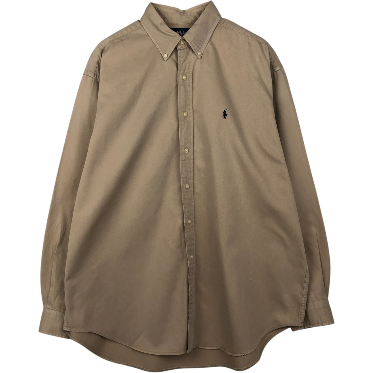 古着 ラルフローレン Ralph Lauren BLAKE 長袖 ボタンダウンシャツ メンズXL相当/eaa643853