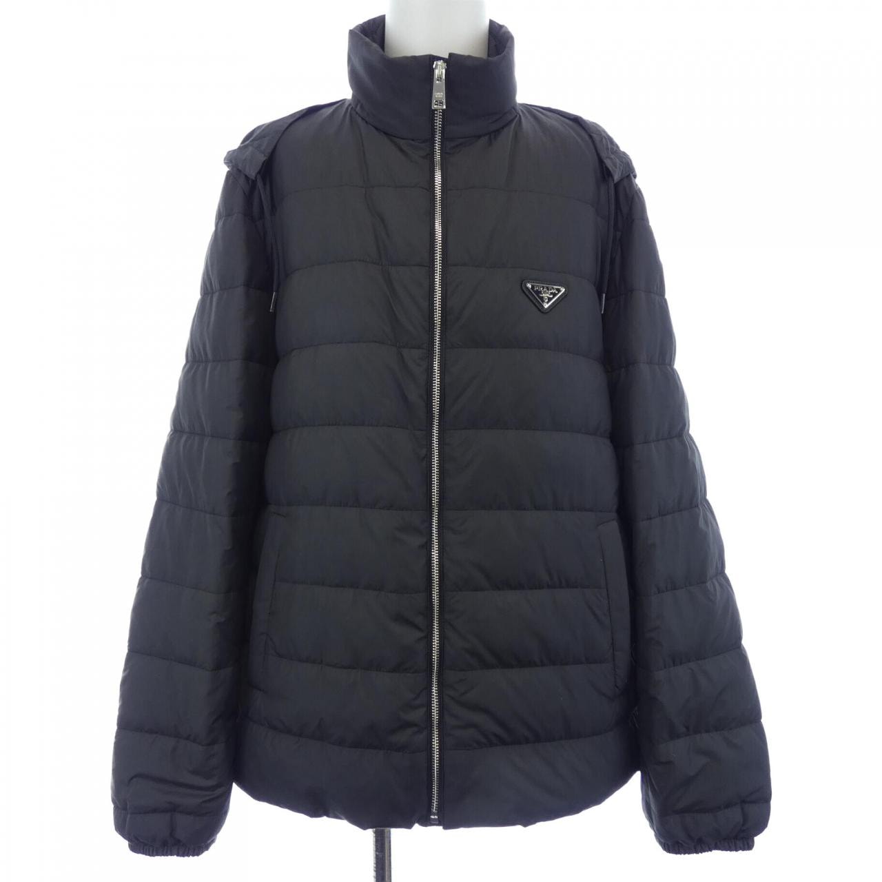 プラダ PRADA トライアングルロゴ ミディアムウェイト ポリエステル SGC403 S232 13IL ダウンジャケット