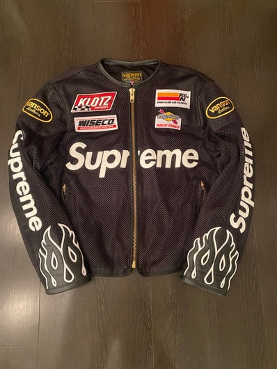 Supreme x Vanson Leathers Cordura Mesh Jacket "Black"